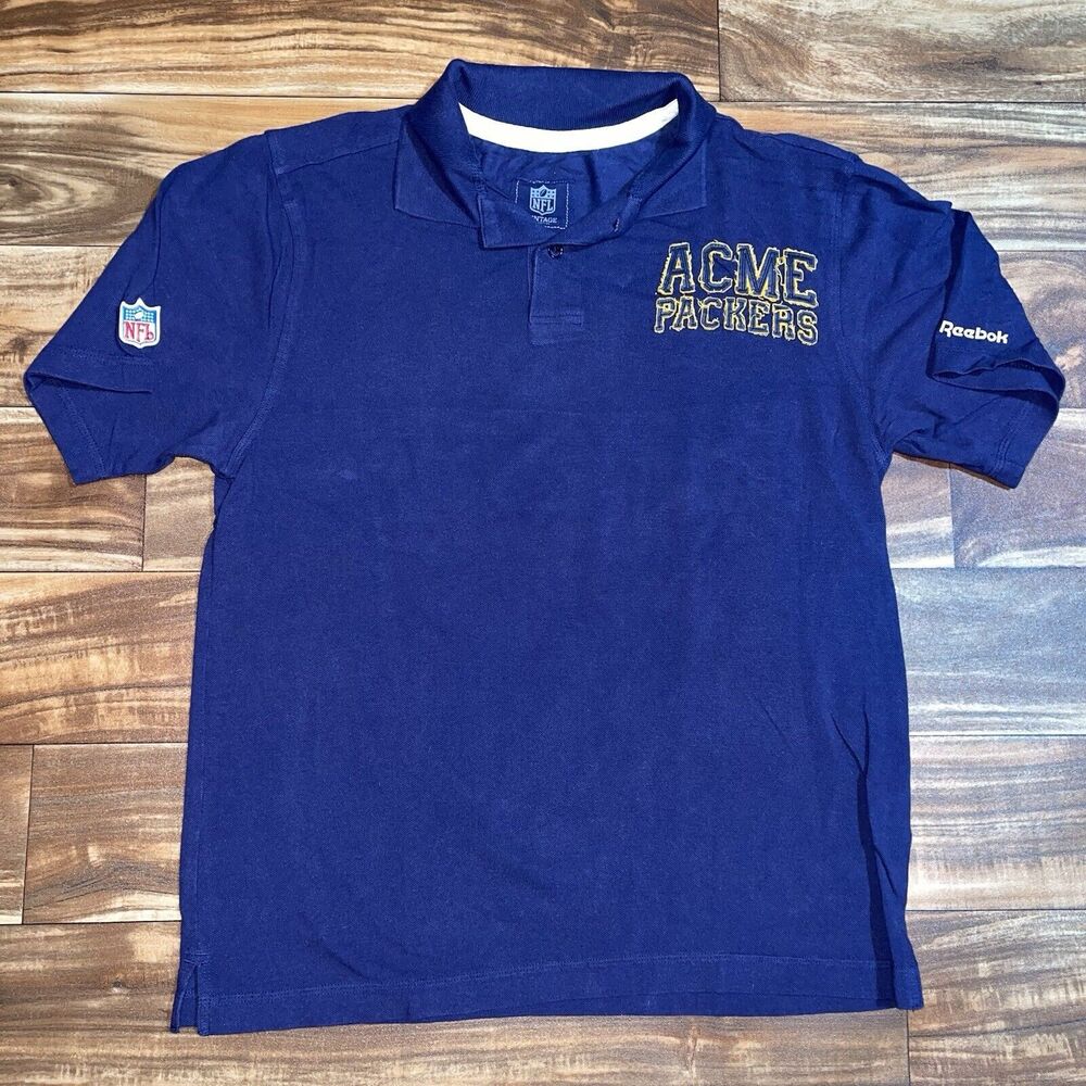 Green Bay Packers Reebok ACME Polo Collared Shirt Men’s Size Medium M